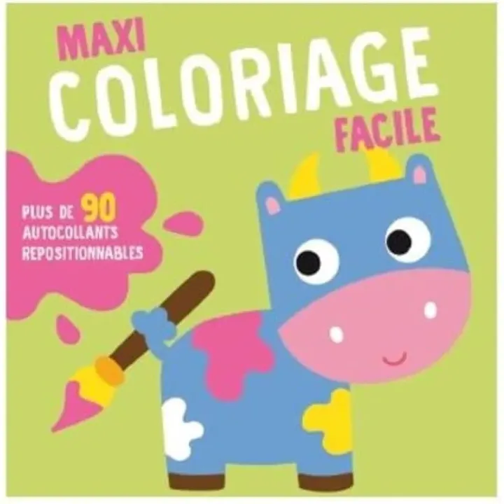 La vache, maxi coloriage